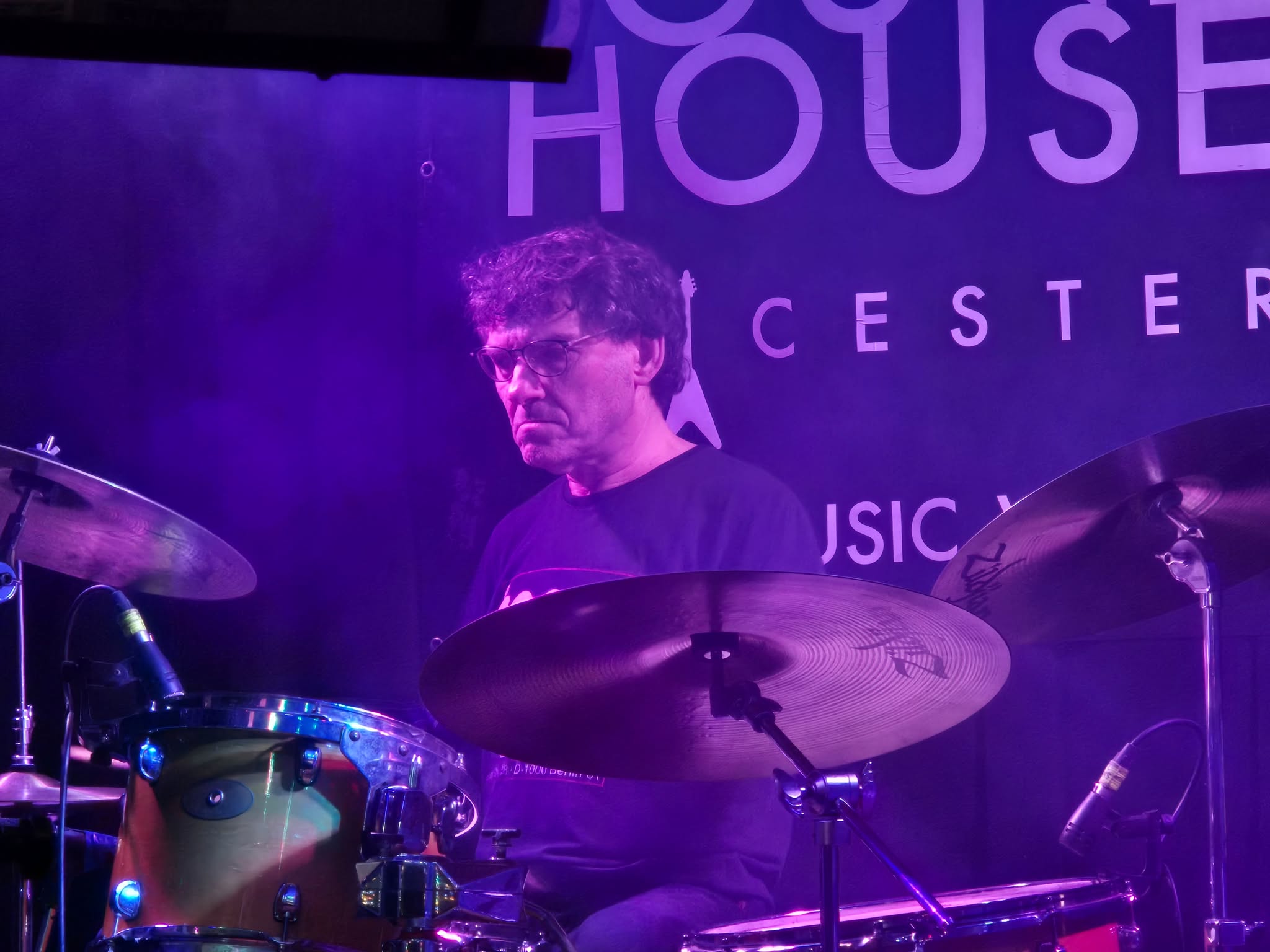 Graham Summers Playing Drums
